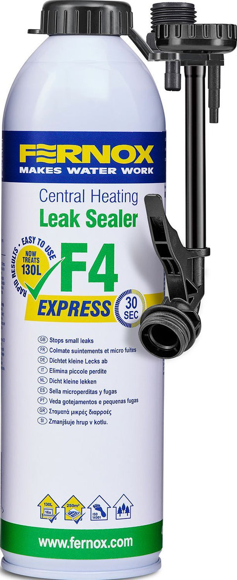 Fernox F4 Express lekdichter CV 400ML, waterbehandelingsmiddel — SKU DESCO-159579