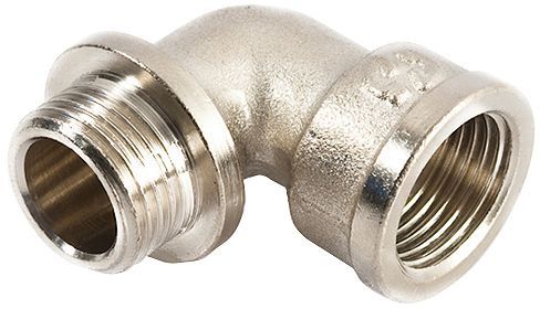 GK Draad elleboog Mf chroom 3/4"
