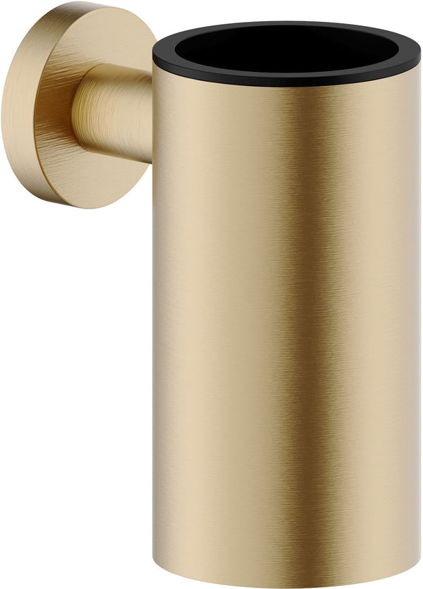 Beker+ houder wand Zen nobili Miele geborsteld