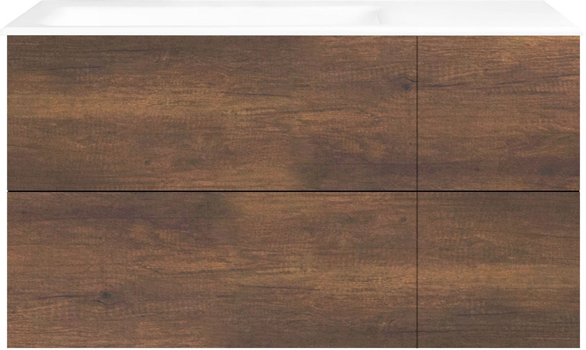 ONDERBOUW COFFEE 4 LADES 110 EIK.DEC.ROEST +WASTAFEL LINKS PORSELEIN ZONDER KRAANGAT WIT