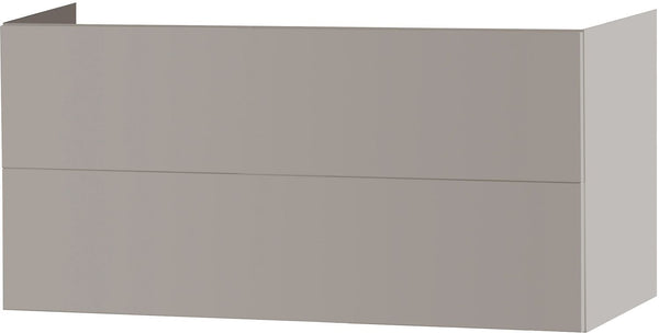 ONDERKAST PURO 2 LADEN 120CM PUSH-OPEN SATIJN GRIJS