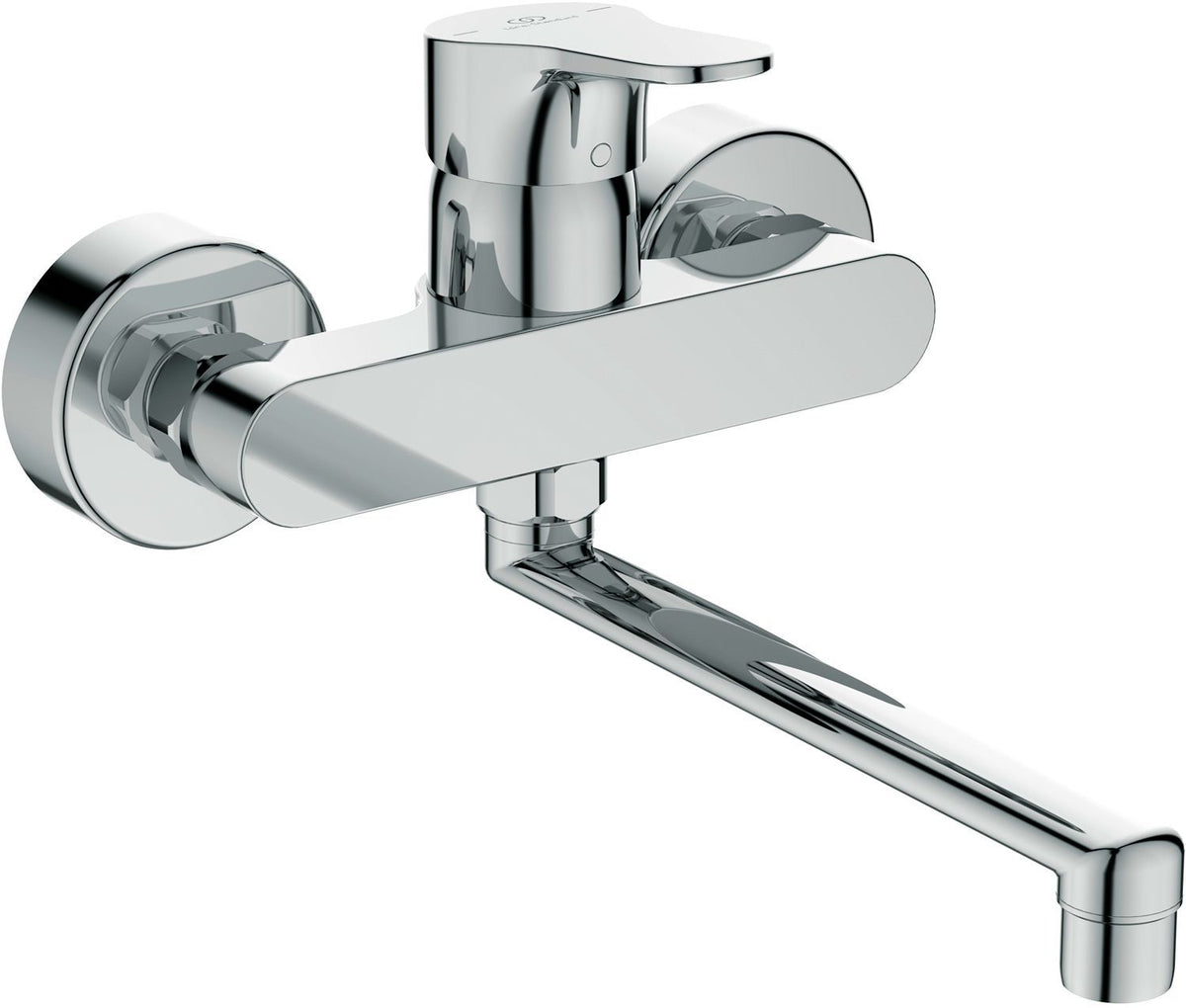 1GREEP Mengkraan muur cerabase Ideal Standard bek onder 200MM chroom
