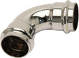 Chroom afvoerbocht ff 32MM 90° Viega