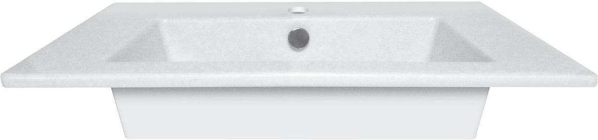Tablet combo 1 lavabo z.overloop 70CM solidstone