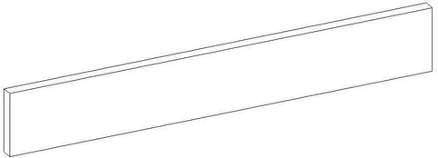 Verhoogde achterwand voor bovenste lade Molto 70CM zonder bevestigingen Antraciet