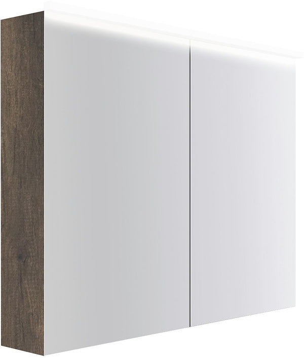 Spiegelkast COFFEE 2 deuren 1000MM 4250K kastanje Decor truffel