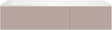 ONDERBOUW COFFEE 2 LADES 140 MAT BASALTGRIJS+WASTAFEL KUNSTMARMER LINKS MAT WIT