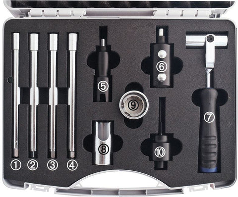 Professionele montagekoffer sanitair, gereedschap — SKU DESCO-138962