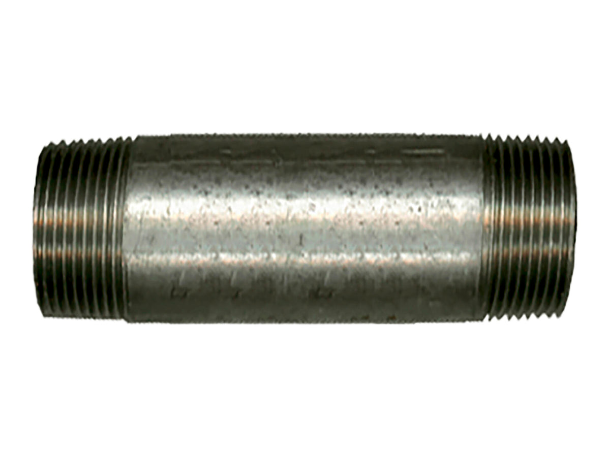 Saninstal buisnippel 3/4" 120mm verzinkt