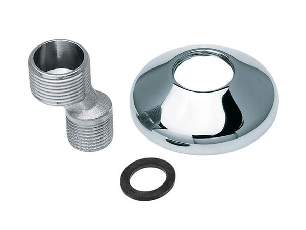 Saninstal S-koppeling met rozet 1/2"-3/4" 2 stuks