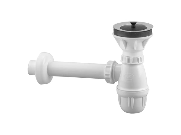 Saninstal Bekersifon wastafel + plug 5/4" 32mm