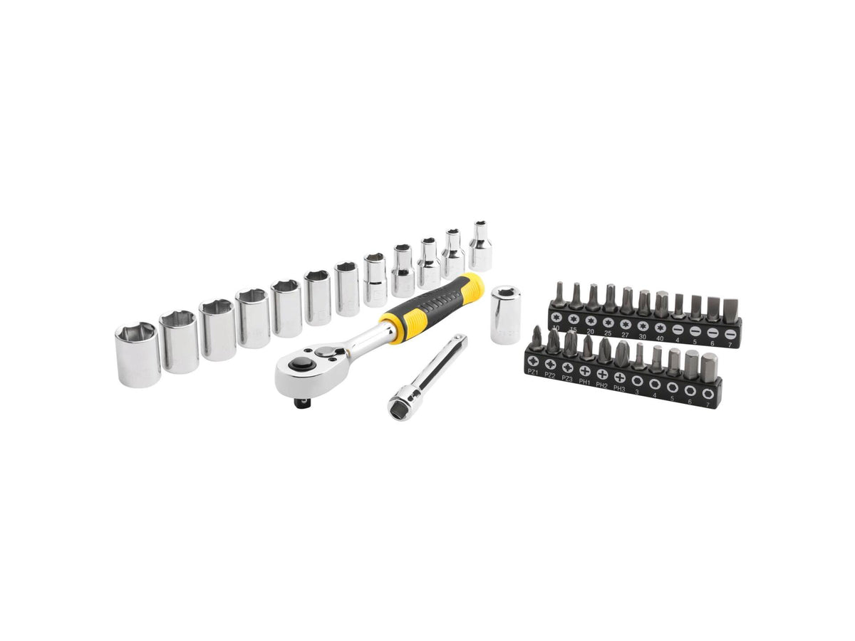 Stanley Compact dopsleutelset 1/4" 37-delig — SKU COLOS-921498, EAN 3253560826727