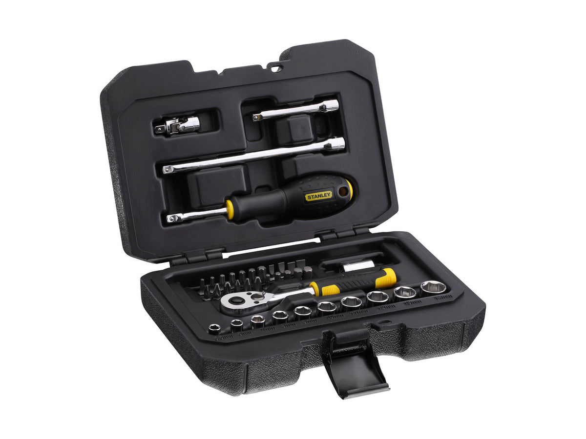 Stanley dopsleutelset 1/4" 38-delig