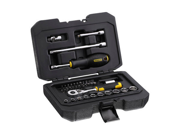 Stanley dopsleutelset 1/4" 38-delig
