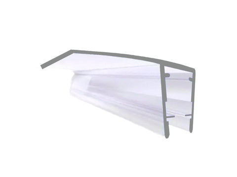 Lafiness douchestrip met haakse sluiting 200cm/4-6 mm transparant