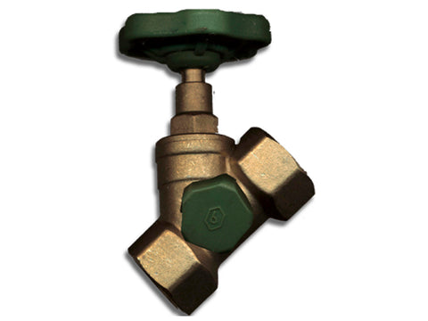 Saninstal stopkraan met aftapkraan FFP 3/4" messing
