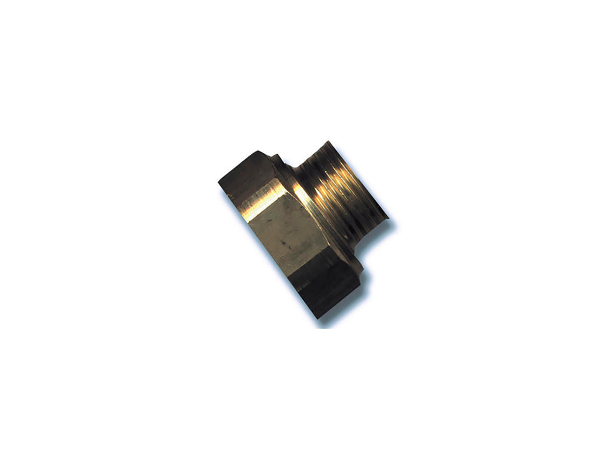 Saninstal verloopnippel F 4/4" x F 3/4" messing