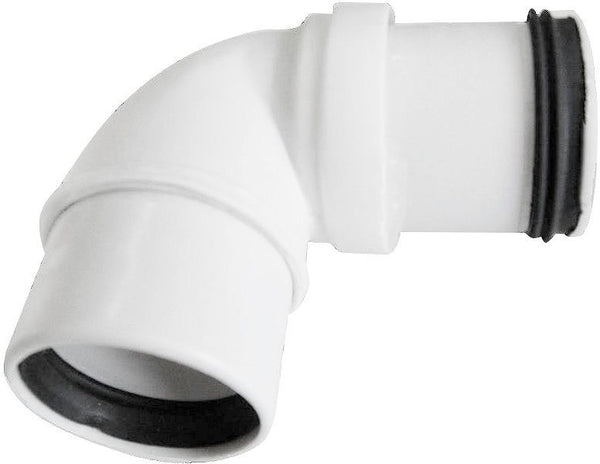 Elleboog voor sifon Pp wit 40-32MM Mf