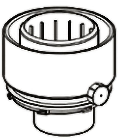 Adapter voor hre Eco ACV 60/100-80/125MM met meetopeningen