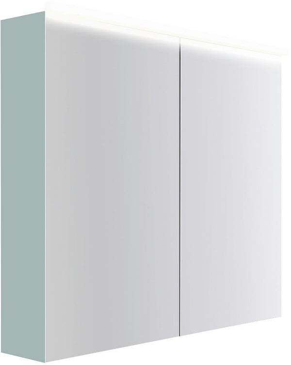 SPIEGELKAST COFFEE 2 DEUREN 900MM 4250K IJSBLAUW ZACHT MAT