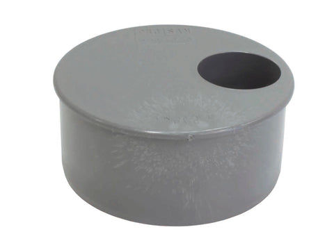 Scala Verloopring mofspie 110mm/40mm rubber grijs