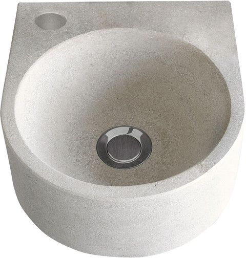 HANDENWASSER LUNA PLUS MET OPHANGING+KREPINE L25D28H10 BRANCO DE MOS KRAANGAT LINKS