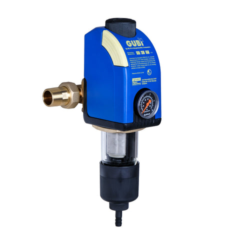 Judo GUBI-E 1" terugspoelfilter met drukverminderaar huiswaterstation filter - Zwart, badkamer & sanitair — SKU MB-19276-22803, EAN 4038097016518