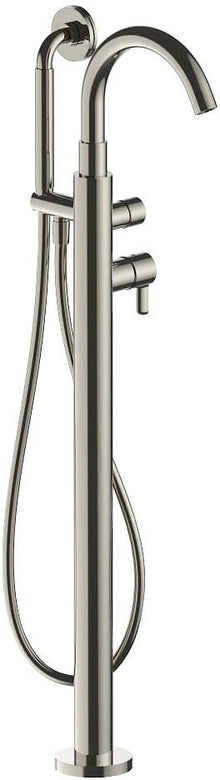 1GREEP Mengkraan bad vrij icona classic fantini+handdouche zonder inbouwdeel polished nickel pvd