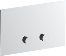 Duwplaat 2-TOETS voor Geberit SIGMA8 SIGMA12 icona classic fantini inox