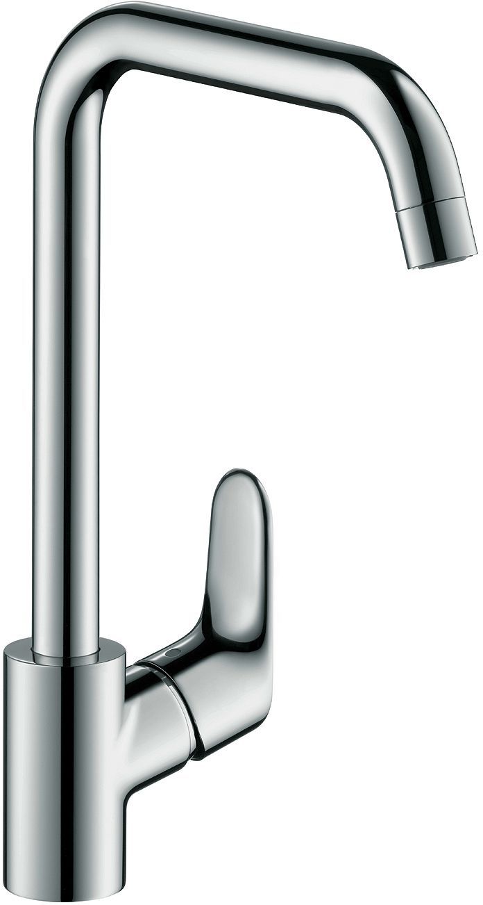 1GREEP Mengkraan keuken Focus 260 Hansgrohe draaibare uitloop chroom