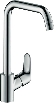 MITIGEUR CUISINE FOCUS HANSGROHE BEC HAUT CHROME