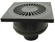PVC KLOKPUT MET DEKSEL 15-15CM- 63MM ONDER.