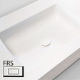 TABLET TAILOR TOP 1 LAVABO RECHTS FRS 200CM SOLID XONYX WIT