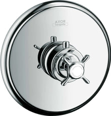 SET DE FINITION THERMOSTAT MONTREUX HANSGROHE HIGHFLOW NICKEL BROSSE