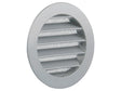 Renson 434 schoepenrooster rond 100mm aluminium grijs