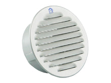 Renson 435 grille estampée ronde 100mm aluminium gris