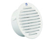 Renson 435 schoepenrooster rond 100mm aluminium wit