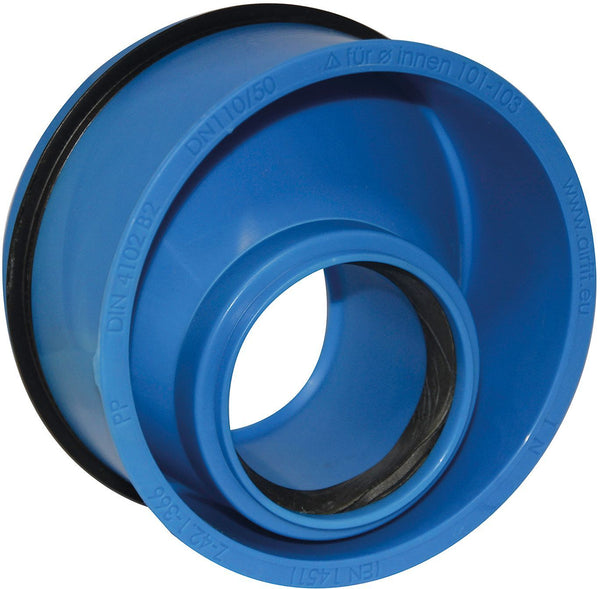 REDUCTION PP-H AVEC CAOUTCHOUC MF AIRFIT 108-90MM POUR TUBE A PAROI EPAISSE
