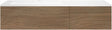 ONDERBOUW COFFEE 2 LADES 140 EIK CARAMEL+WASTAFEL KUNSTMARMER  LINKS MAT WIT