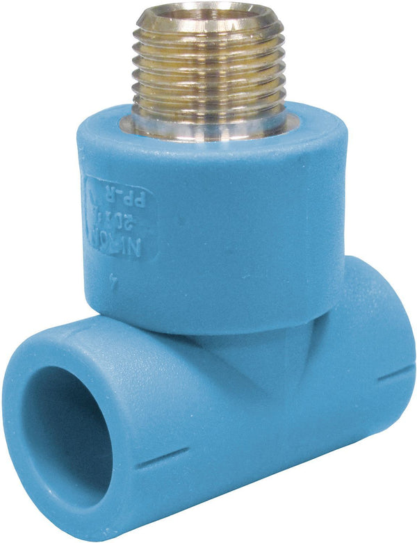 T 16MM NIRON NUPI-1/2"M-16MM NIRON NUPI