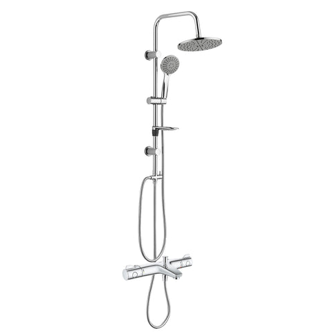 GROHE Grohtherm 800 doucheset met thermostaat badkraan en Aloni regendouche chroom, hoofddouches — SKU MB-27665-31291, EAN 5404029134640