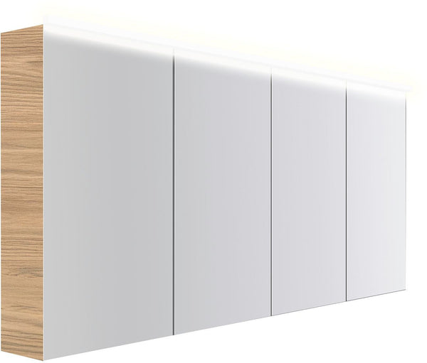 Spiegelkast COFFEE 4 deuren 1800MM 4250K eik klassiek