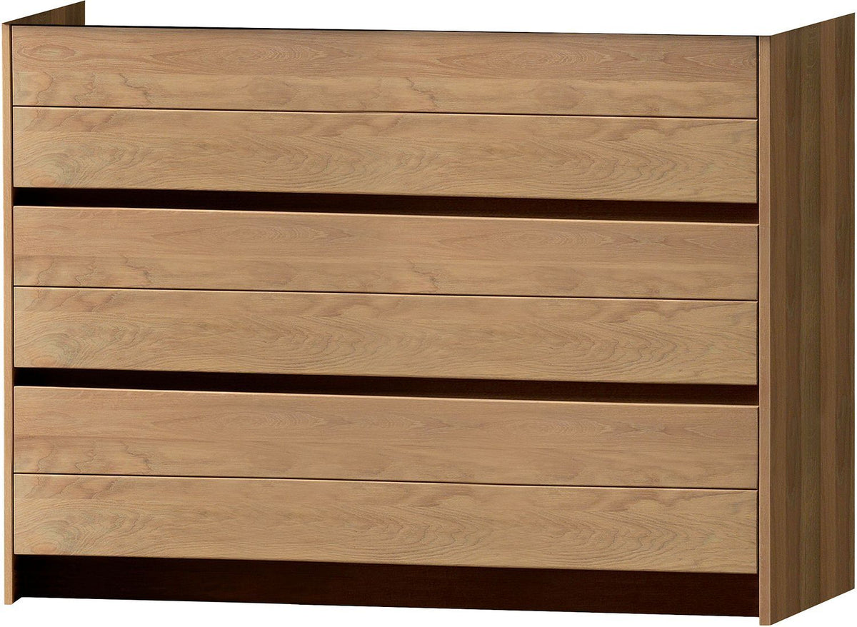 Onderbouw Molto 3 laden staand 140CM massif eik