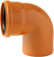 COUDE PVC EGOUT 90° 160MM ROUGE/BRUN