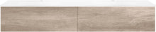 Onderbouw COFFEE 2 lades 180 duo eiken Decor flanel +dubbele wastafel mat wit