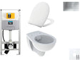 WALLFIX OLI HANGWC BASTIA RIMFREE PRESSALIT T SOFT-CLOSE + LIFT-OFF SLIM MAT CHROOM