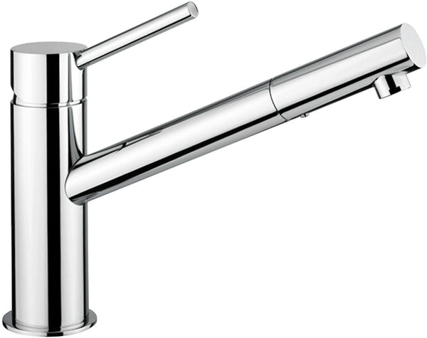 MITIGEUR LAVABO NORDICA AVEC BEC LONG CHROME BY PAFFONI