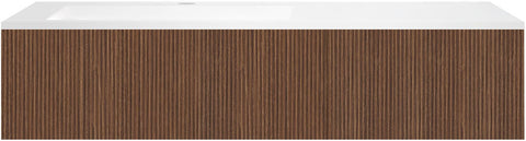 ONDERBOUW COFFEE 2 LADES 140 NOTELAAR DECOR SMARTLINE+WASTAFEL KUNSTMARMER  LINKS WIT