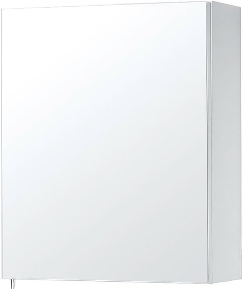 Spiegelkast form/cita 1 deur omkeerbaar 60CM wit