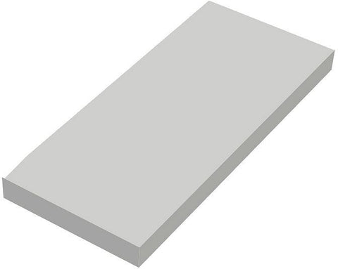 Wandtablet Coffee 150x350x19mm tot 7kg fluweel grijs mat, badkamermeubelen — SKU DESCO-192686